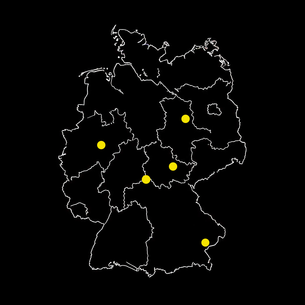 Firefly contour de lallemagne par trait fin blanc ne pas afficher les cantons sur fond noi 667869